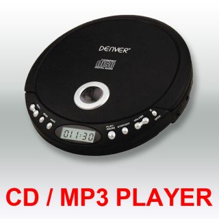 Denver tragbarer Design CD Player Discman  CD R CD RW