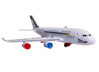 Kinder Spielzeug Elektrisches Flugzeug Airbus A388 Fahrend Sound LED