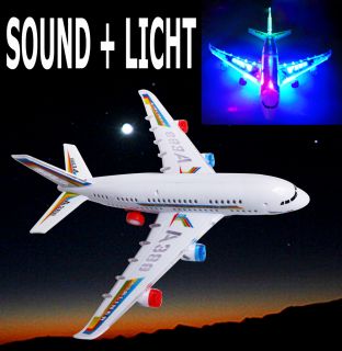 Elektrisches Flugzeug Airbus A388 Kinder Spielzeug Sound Licht