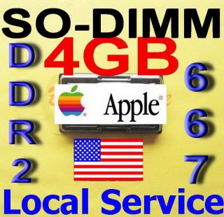 4GB RAM) SODIMM for Apple MacBook MB061 MB062 MB063 MB402 MB403 MB404