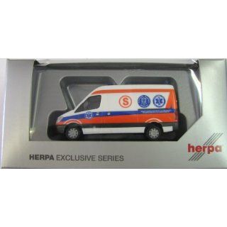 Herpa 187 Mercedes Benz Sprinter Ambulance Polen Version S 