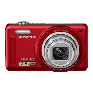 Olympus VR 330 Digitalkamera 3 Zoll rot Kamera & Foto