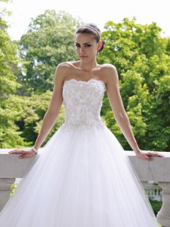 Charming weiß / Elfenbein Brautkleid / Hochzeitskleid Size Dress