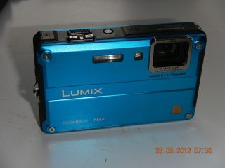 Lumix FT2 Digitalkamera wasserdicht BLAU neuwertig 399,  EUR
