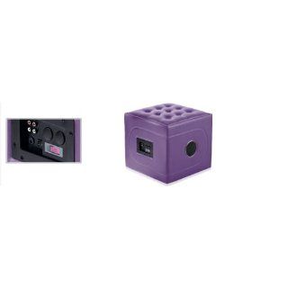 Design Sitzwürfel Hocker Sound purple SONDERPREIS NEU 