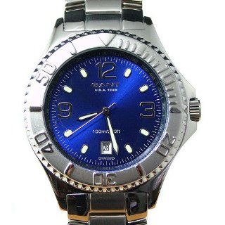 Original Gant USA Herren Armbanduhr Uhr Blue Steel 