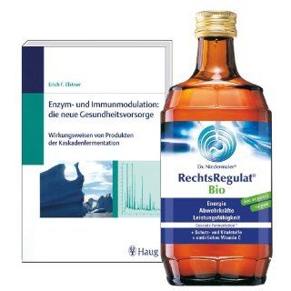 Rechts Regulat 350 ml + Buch Enzym  und Immunmodulation 