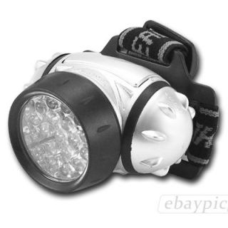 19 LEDs High Tech Sport Headlamp Stirnlampe Kopflampe