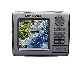 Lowrance Multifunktions GPS Kartenplotter HDS 5m, grau 
