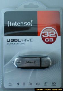 USB 2.0 Stick 32 GB   Intenso Business Line   high performance   plug