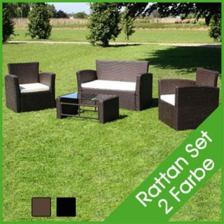 tlg Gartenmöbel Rattan Lounge Set Polyrattan Sitzgruppe