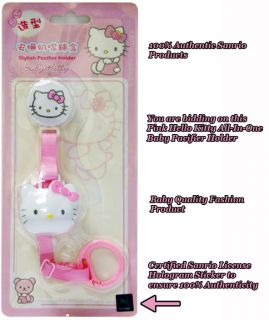 Sanrio Rosa Baby Hello Kitty Schnuller Band Schnullerkette