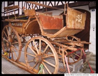 Schweizer Break um 1910 Wagonette Kutsche Einspänner Zweispänner