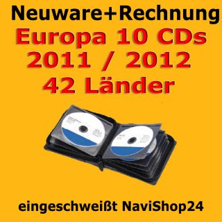 BMW MK2 MK3 MK4 NAVI EUROPA SET 10 CDs 2011 2012 42 Länder + CD