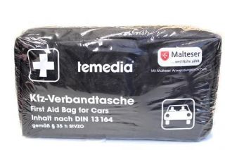 Malteser Kfz Verbandtasche DIN 13164 Verbandkasten Erste Hilfe Tasche
