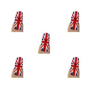 Süße Union Jack Herz Ohrenstecker Schmuck