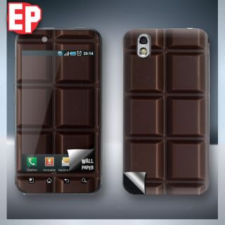LG P970 Design Cover  CHOCOLATE  Optimus Black Skin für Cover