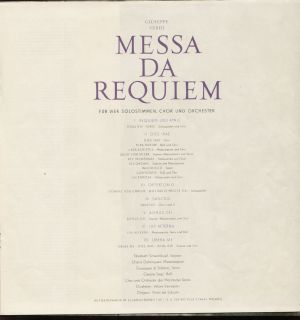 Verdi   Messa da Requiem   Victor de Sabata   ETERNA 820438 439