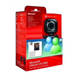 Microsoft LifeCam VX 2000 VX2000 USB HD WEB CAM Webcam WINDOWS LIVE