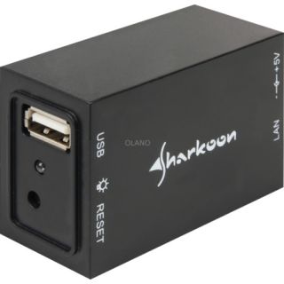 Netzwerkadapter Sharkoon USB LANPORT 100 Giga