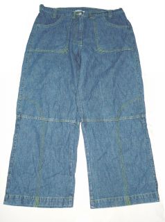 Damen Jeans Hose blau neu mit seitlichen Gummibund Gr. 46 48 50 ( K462