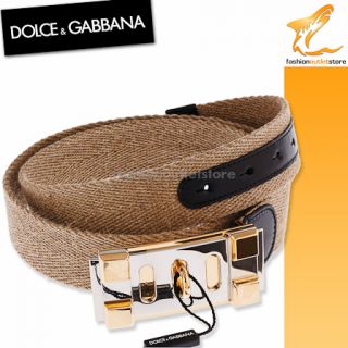 Dolce&Gabbana 205 Leder Gürtel belt cinture Damen NEU