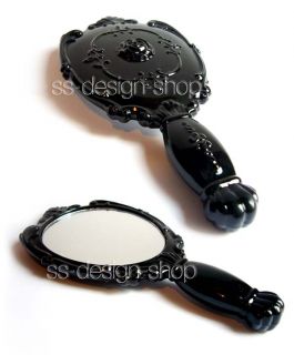Black Rose Hand Mirror Compact Cosmetic Anna Sui Beauty