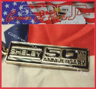 Schluesselanhaenger USA Mustang Shelby 50 Years 1962 2012 GT350 GT500