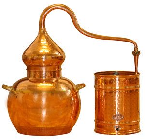 20 L Kupfer Destille Al Ambik® verschweißt hartverlöt