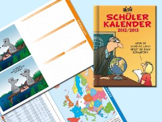 Uli Stein Schuelerkalender Schuelerplaner 2012 2013 Kalender Buch