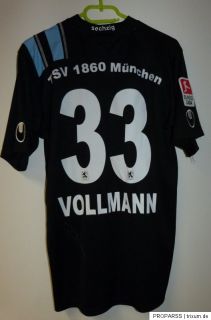 Korbinian Vollmann Matchworn Trikot TSV 1860 München mit Zertifikat
