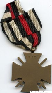 Ehrenkreuz für Frontkämpfer Herst. G 10 Eisernes Kreuz Iron cross