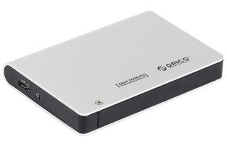 ORICO 2598US3 Alu 2.5 SATA SSD HDD Festplatten Gehäuse USB3.0