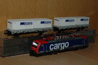 Hobbytrain H2914 SBB Re 474 Cargo Domino Set 3 Tlg. NEU