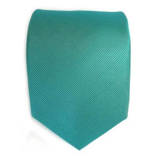 Feine Designer Krawatte   Schlips Binder mint grün Uni Rips   Tie