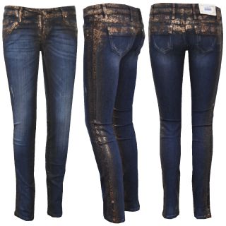 Baxx Sexy Damen Jeans Hose mit Leopard Design CBW 482 Women Cipo Jeans