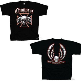 Biker Skull Totenkopf Chopper T Shirt *487/39