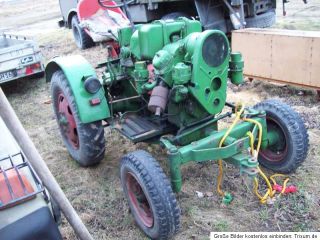 Trecker Schlepper Traktor Eigenbau DDR Diesel Zapfwelle BE zum