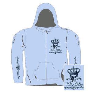 Killer Queen Girl Kapuzensweater   Gr L  Black Crown (21658)