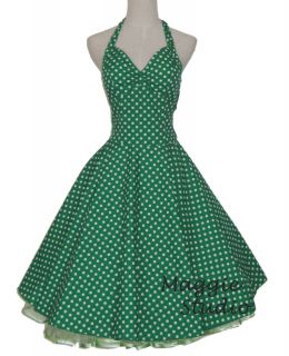 50er Jahre Tanz Kleid zum Petticoat Rockabilly 501