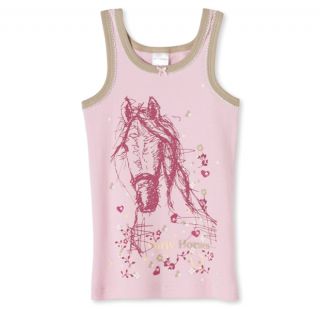 SCHIESSER UNTERHEMD CURLY HORSES, ROSA 5668/ WI 12 13