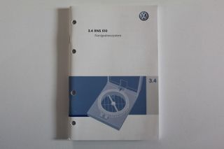 Original VW RNS 510 Bedienungsanleitung BDA Anleitung