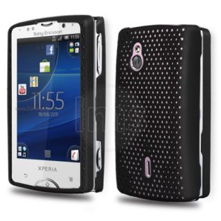 Mesh Tasche für Sony Ericsson Xperia Mini Pro schwarz
