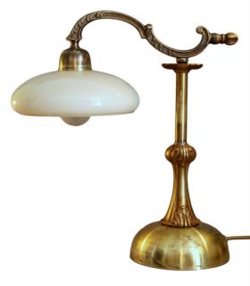 Elegante original Jugendstil Bibliothekenlampe 1940