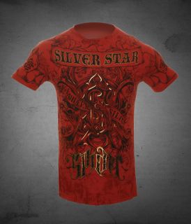 Silver Star Anderson Spider Silva T Shirt, MMA, UFC