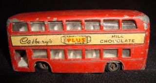 Old Vintage Die Cast Milton Maxwell Co. Bus Toy from India 1960 Very