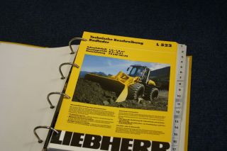 Service Handbuch Radlader Liebherr L 504 L506 L 507 L508 L509 L512