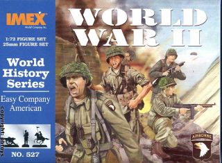 72 Figuren IMEX 527 WWII US Army Easy Company Europa