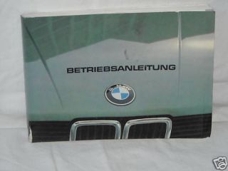 Bedienungsanleitung, BMW 518 / 520i E 28