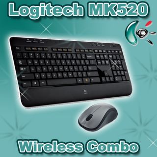 Logitech Wireless Desktop MK520 Tastatur & Maus Set NEU